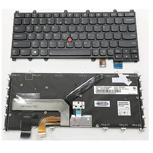 Lenovo 00PA206 New US Keyboard Backlit ThinkPad Yoga 260 370 X380 00PA124 01AV675 01EN386