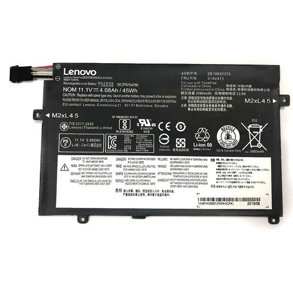 Lenovo 01AV411 New Genuine Battery Pack ThinkPad E470 E470C E475 20H4 01AV412 01AV413