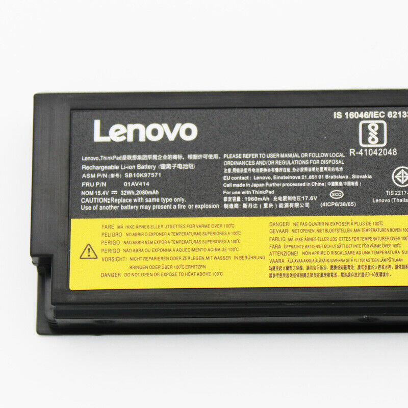 Lenovo 01AV418 Battery ThinkPad E570 20H5 20H6 E570C 20H7 E575 20H8 01AV414 01AV415 01AV416 01AV417