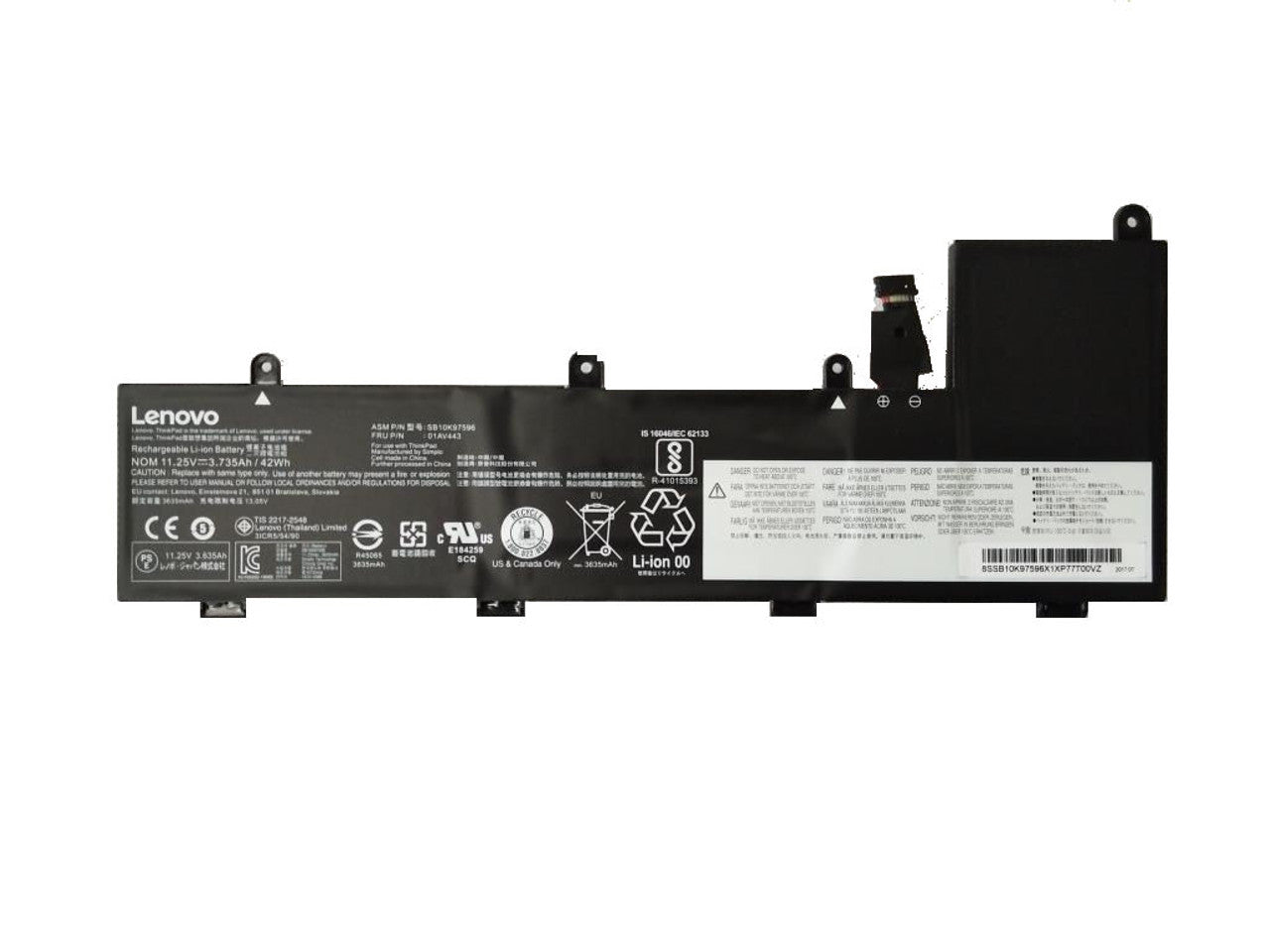 Lenovo 01AV443 New Genuine Battery Pack ThinkPad Yoga 11e 4th Gen G4 00HW0042 00HW043 00HW044