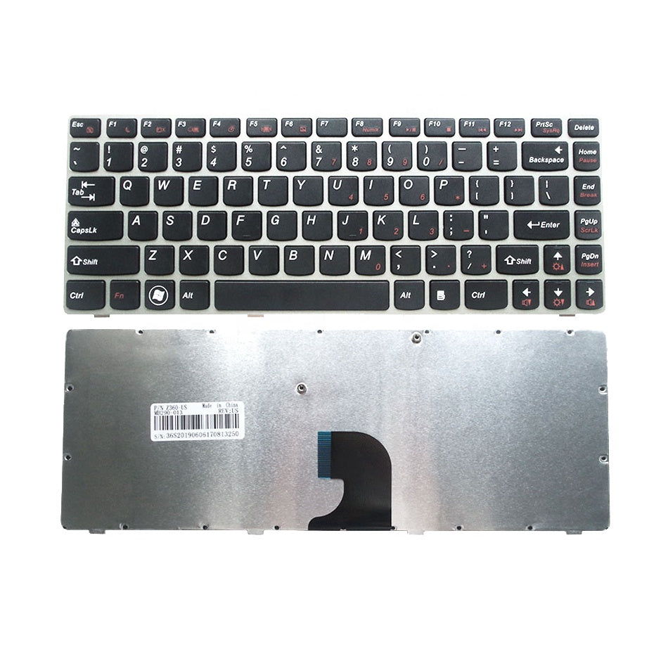 Lenovo 25-010707 New Keyboard US English IdeaPad Z360 V-116920BS1-US V-116920BS1-US