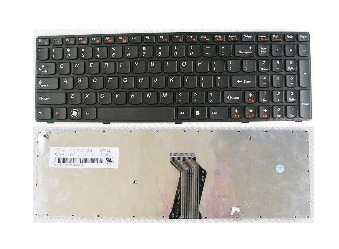 Lenovo 25-013358 Keyboard B570 B570G B575 B590 B590A B590G V570 V570C 25-013328 25200308 25200833 25013358