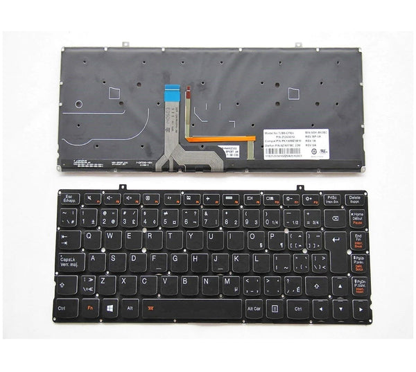 Lenovo 25212826 New Keyboard Canadian BL IdeaPad Yoga 2 Pro 13 20266 25212857