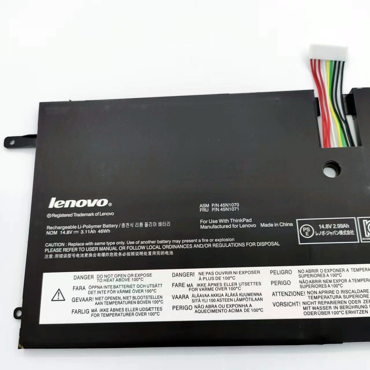 Lenovo 45N1070 New Genuine Battery ThinkPad X1C 3443 3444 3448 3460 G1 45N1071 4ICP4/56/128