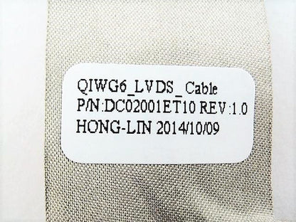 Lenovo LCD Video Cable for G580 G585 90200464 DC02001ET00 DC02001ET10