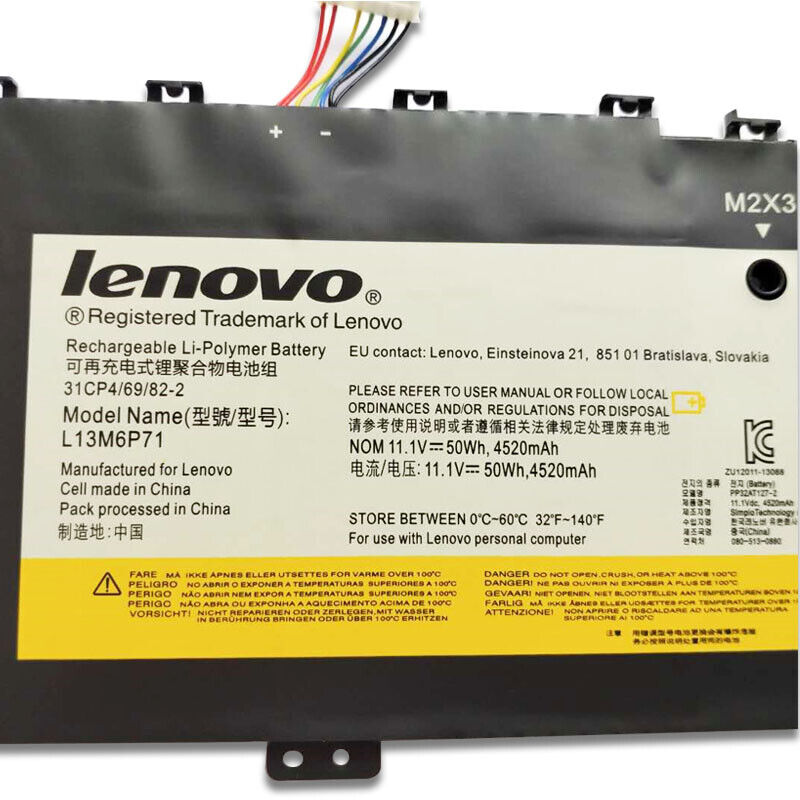 Lenovo L13M6P71 New Genuine Battery Pack 50Wh IdeaPad Yoga 2 13 Tablet L13S6P71 121500229 L13M6P71