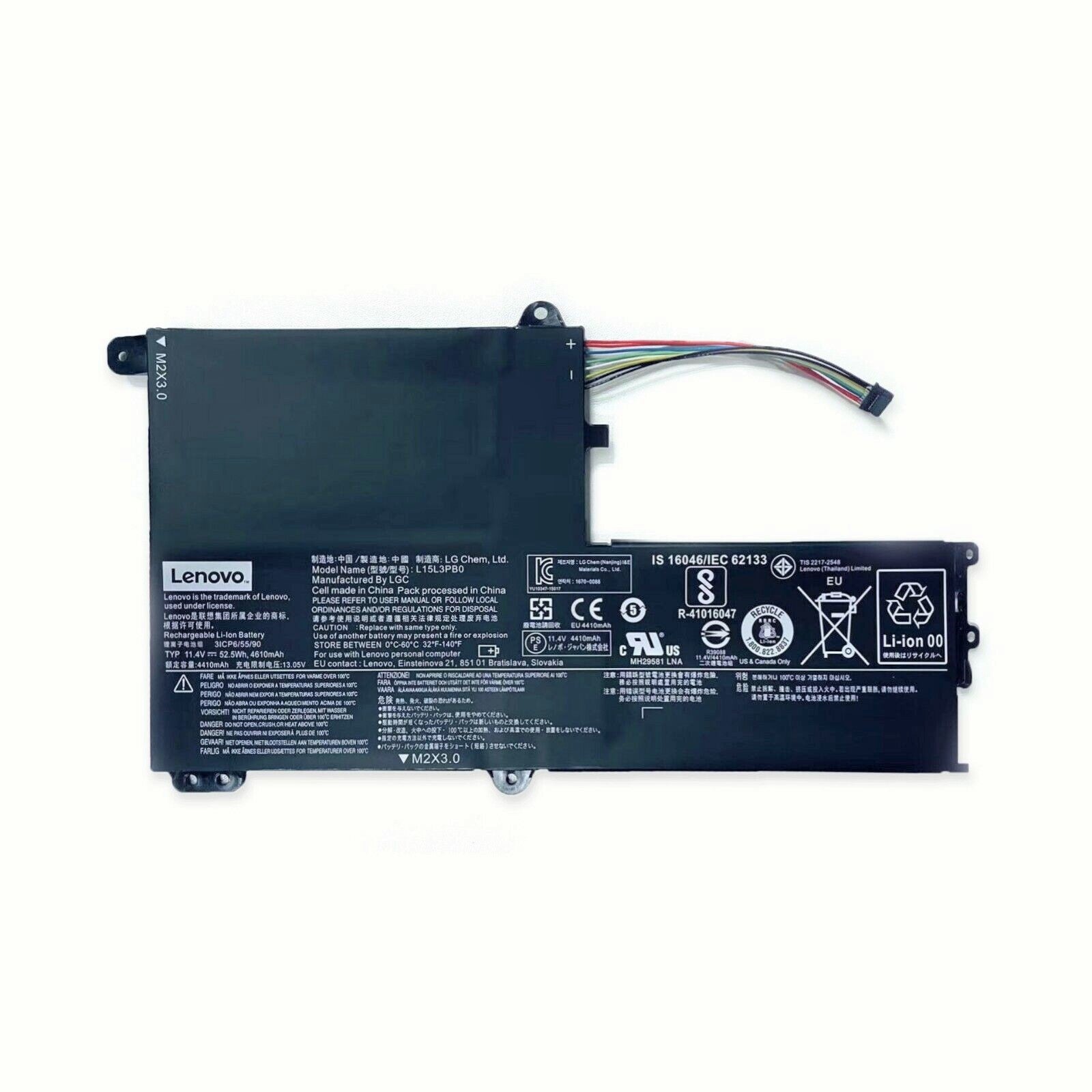 Lenovo L15M3PB0 Battery Pack 330S-14IKB 330S-15IKB 81F5 Yoga 510-14ISK L15M3PB0 L15C3PB1 L15M3PB0