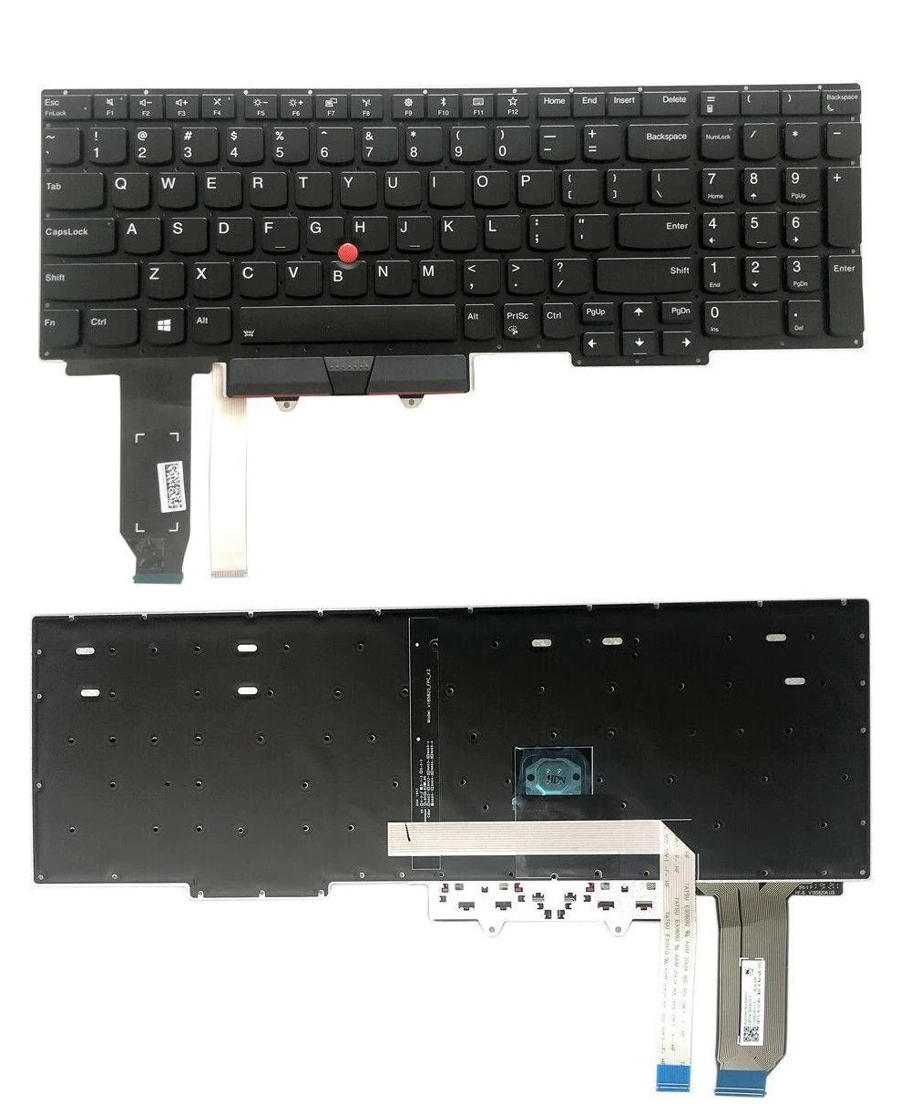 Lenovo SN20U64129-01 Keyboard US English BL ThinkPad E15 20RD 20RE G2 SN20U64093 5M10V16998 V185820BS1