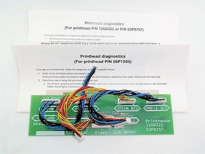 Lexmark 56P2296 Printhead Diagnostic Board Optra C750 5060 10B2267