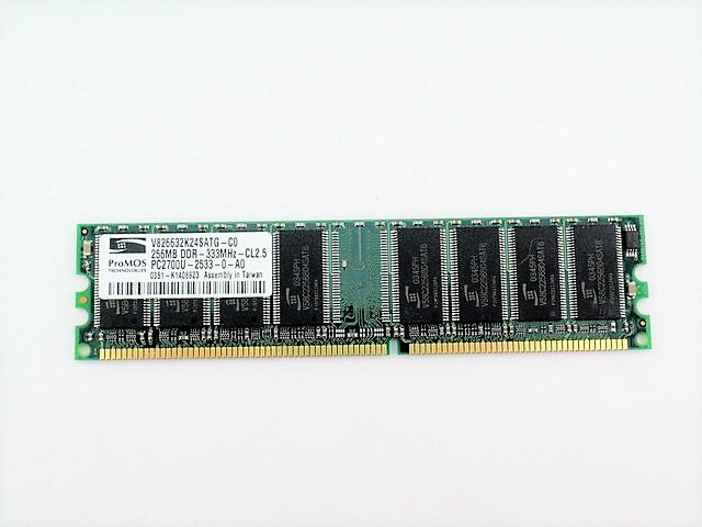 Promos V826632K24SATG-D3 Memory RAM DIMM 256MB PC3200U 400Mhz CL3