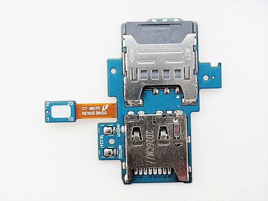 Samsung New Micro SD SIM Card Reader Holder Socket Slot Flex Cable Galaxy S Advance i9070 GT-I9070 S2 Lite