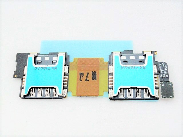 Samsung Galaxy S5 i9600 G900 G900A 2 SIM Card Reader Slot Flex Cable