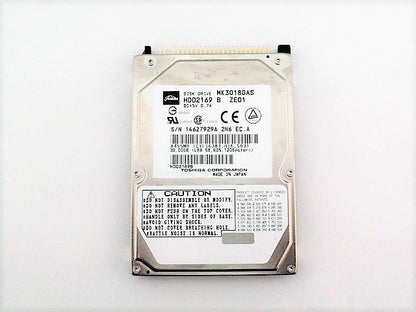 Toshiba MK3018GAS Used Laptop Hard Drive 2.5 30GB IDE 4.2K