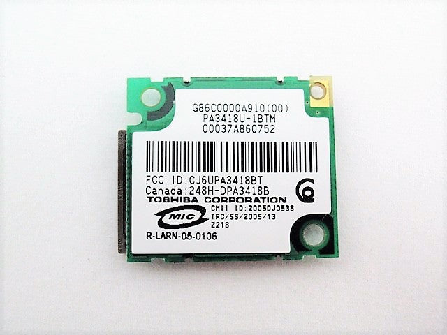 Toshiba P000487700 Bluetooth Module Portege M400 R500 Tecra M9