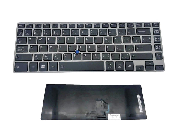 Toshiba P000598660 New Keyboard Canadian Backit Tecra Z40-A Z40T-A Z40-B G83C000E93CB NSK-V20BN NSK-V22BN 
