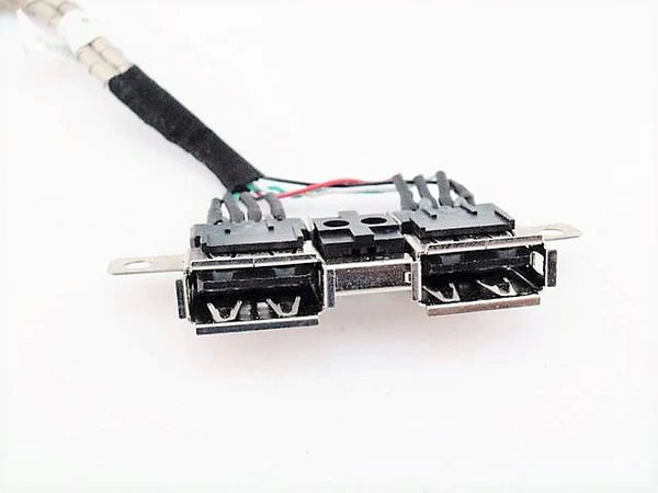 Toshiba Used Dual USB Jack Port Connector Board with Cable Satellite L500 L500D L505 L505D 6017B0196601 V000939250